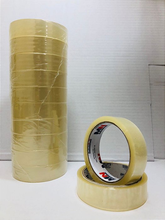 Fita Adesiva Transparente 24mm x 50m - com 10 unidades