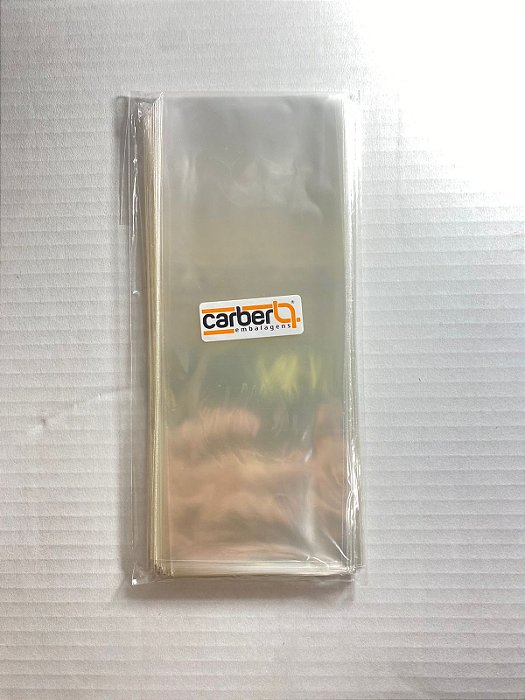 Sacos Poli Transparente 8X25 com 100 unidades - Carber
