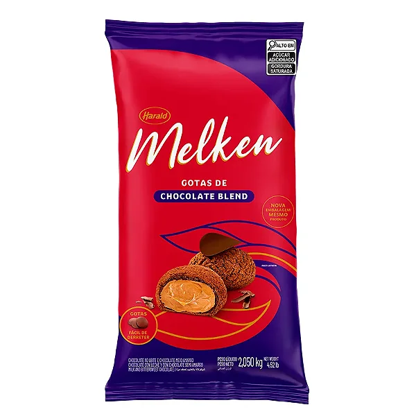 Chocolate Melken Blend - Gotas 2,05Kg HARALD