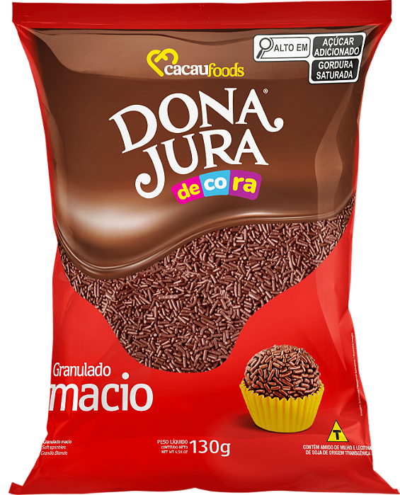 Granulado Macio Chocolate 500g Dona Jura
