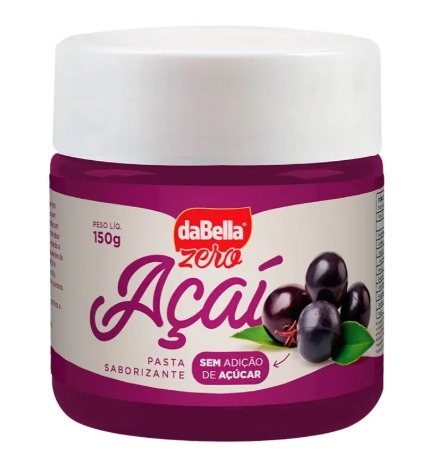 Pasta Saborizante de Açai Zero Açúcar 150g daBella
