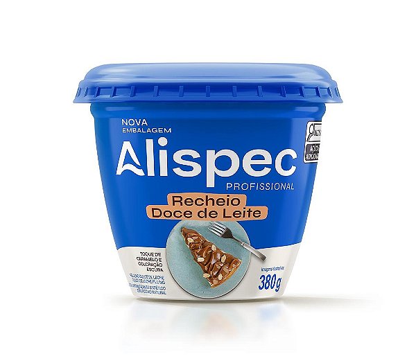 RECHEIO DOCE DE LEITE TOQUE CARAMELO POTE 380 Gramas - Alispec