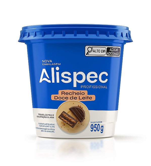 RECHEIO DOCE DE LEITE TOQUE LACTEO POTE 950 Gramas - Alispec
