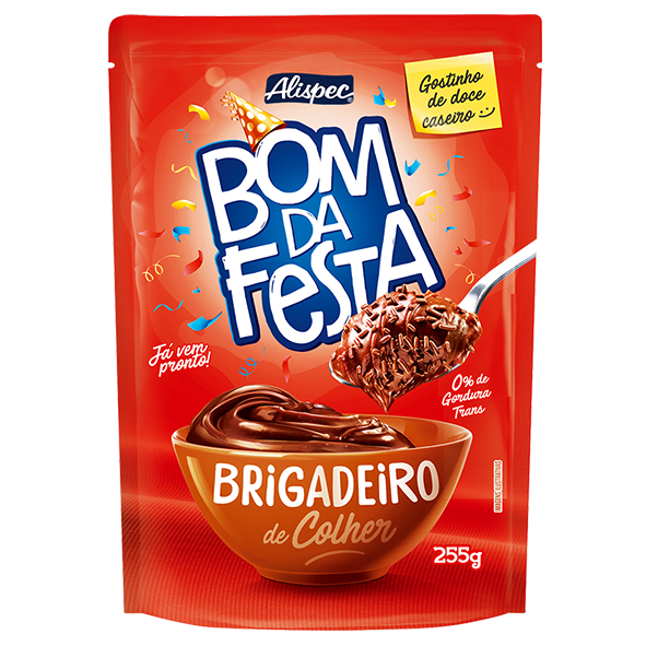 BRIGADEIRO DE COLHER BOM DA FESTA STAND UP POUCH 255 Gramas - Alispec
