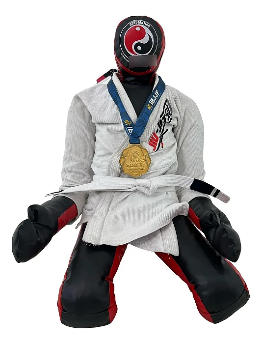 Treino Jiu-jitsu Boneco Constantino Jiujitsu Vermelho Vazio