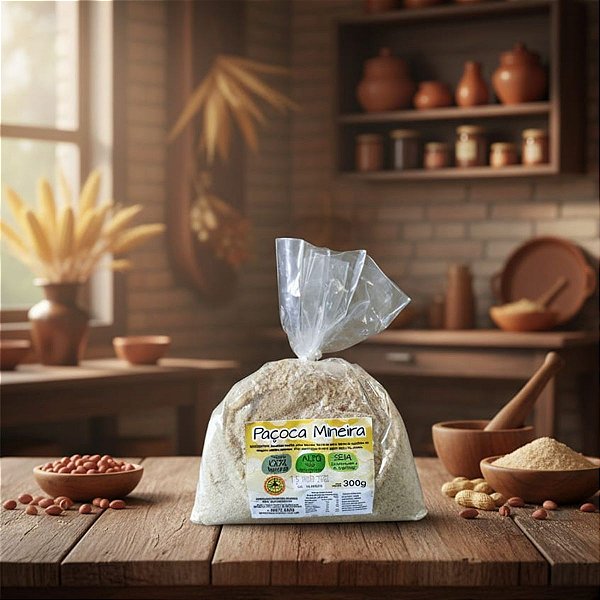 Paçoca Mineira Artesanal Soltinha - Zero Lactose - 300g