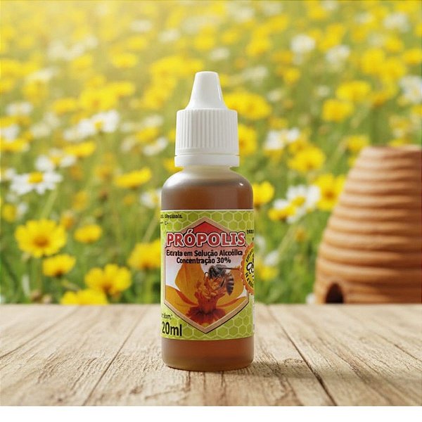 Extrato de Própolis Alcoólico 30% - Máxima Potência e Proteção - 20ml