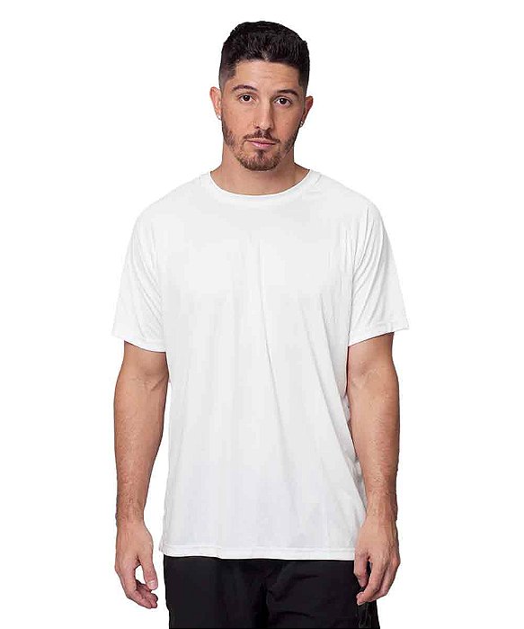 Camiseta Masculina Manga Curta Lisa Básica Rony Versátil Proteção Solar UV 50+