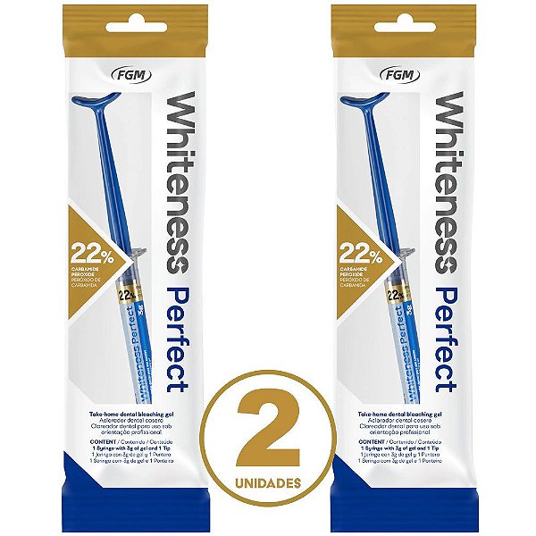 Gel Whiteness Perfect 22% - 2 un - Fgm