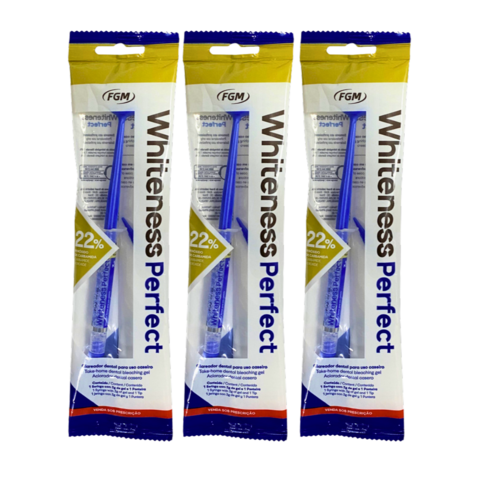 Clareador Dental Whiteness Perfect 22% - Fgm  - 3 Un