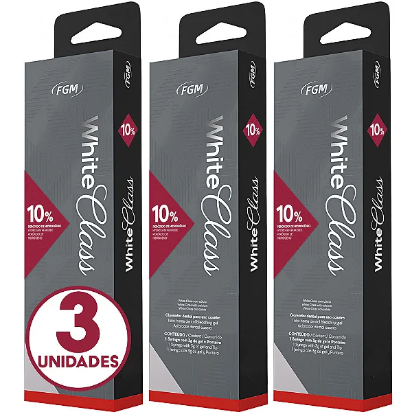Clareador White class 10% - 3 un.