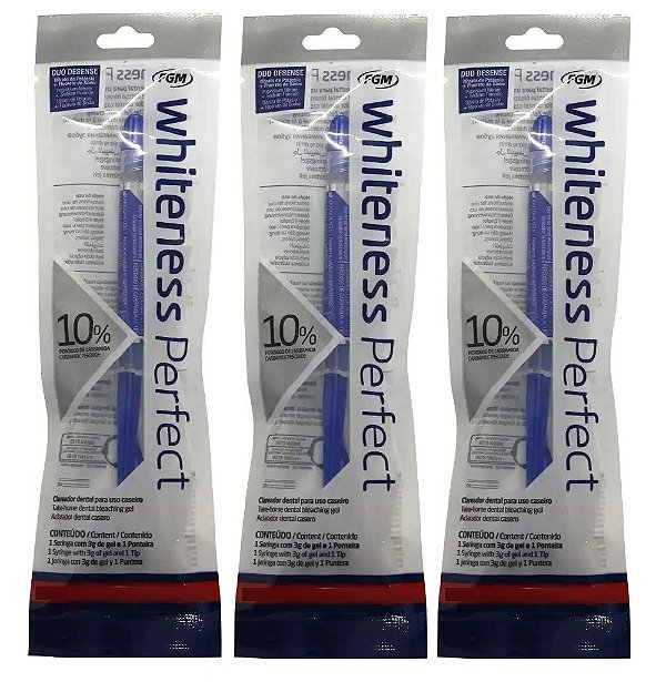 Whiteness Perfect 10% - 3 Unidades
