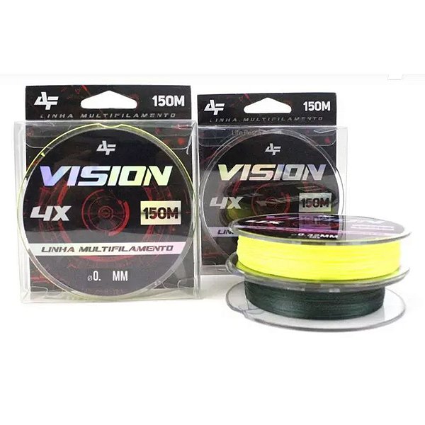 Linha de pesca Vision 4X Dark Green 150M