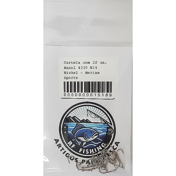 Anzol 4330 N 14 Nickel - Marine Sports