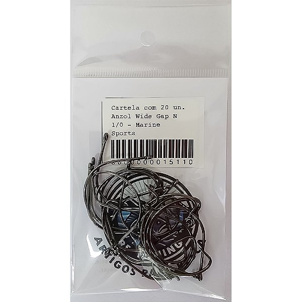 Anzol  Wide Gap N 1/0 - Marine Sports