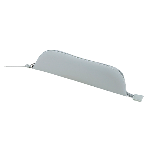 ESTOJO - SILICONE - 1 ZIPER - VERDE CLARO