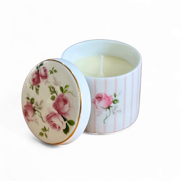 Vela Aromática - Rosas Delicadas
