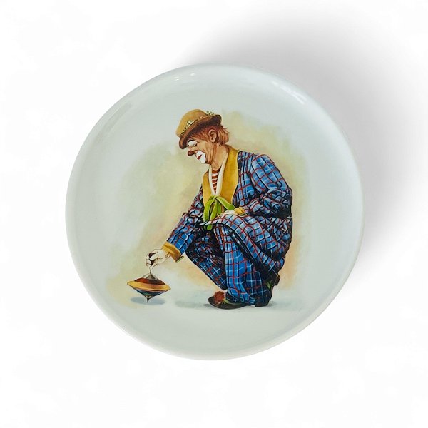 Prato Palhaço com peão