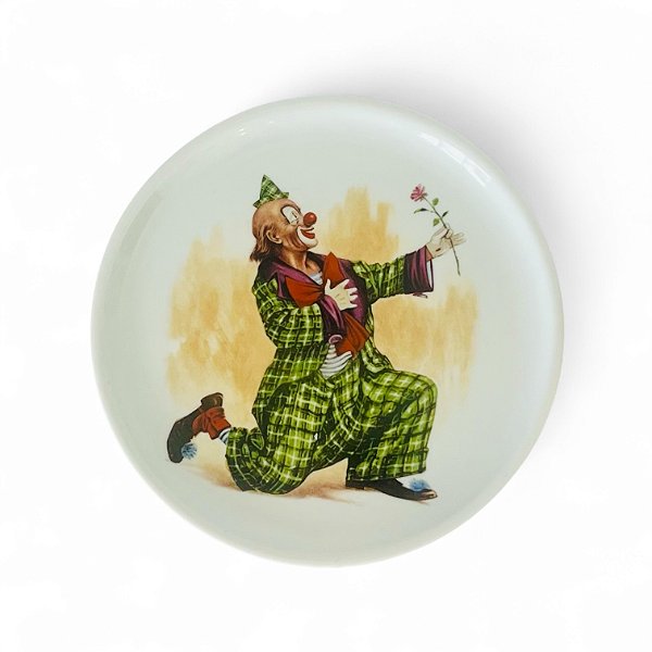 Prato Palhaço com flor