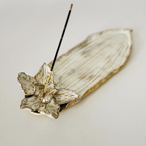 Folha de Orquídea – Incensário