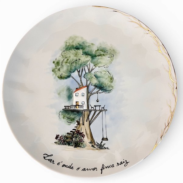 Prato-poema “Lar é onde o amor finca raiz - Varanda Suspensa”