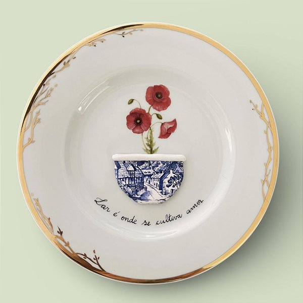 Prato-poema Lar é onde se cultiva amor