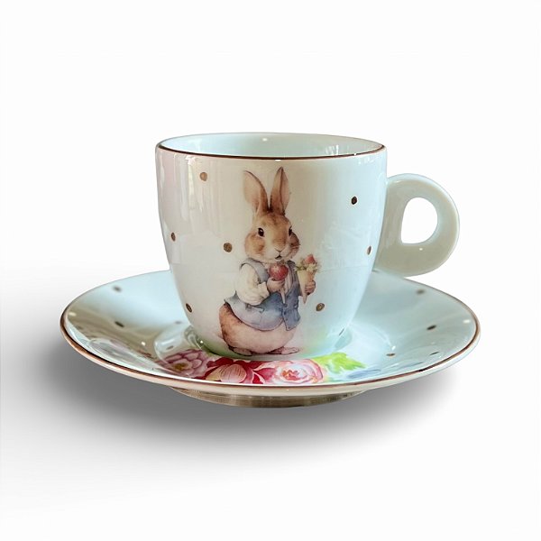 Xícara de Chá com Pires – Edição Especial de Páscoa