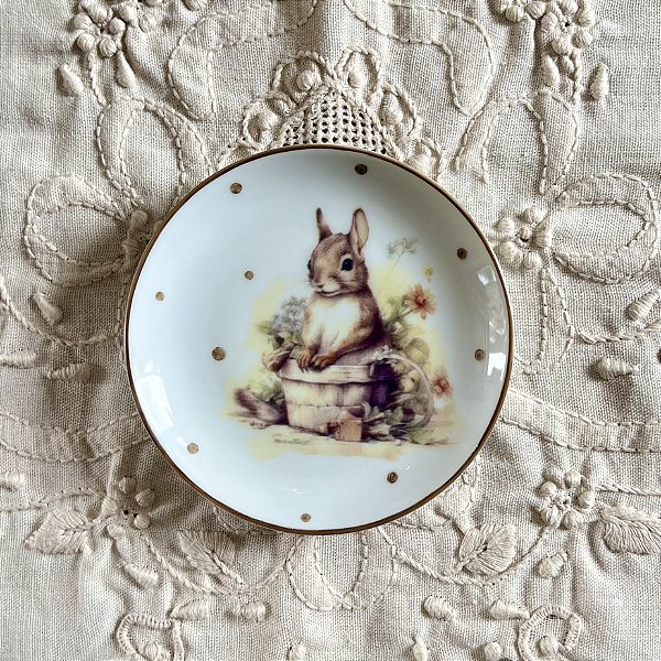 Pratinho coelhinha chá Tina