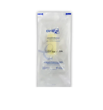 Curativo Rayon Compressa C/ Emulsão de Petrolatum 7,6cm x 15,2M - Curatec