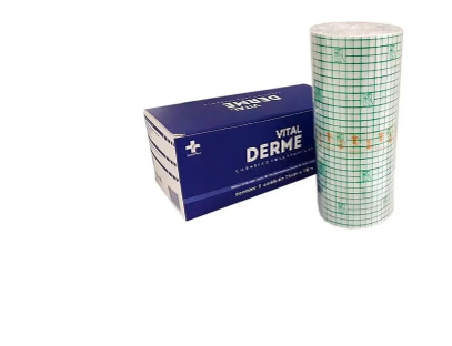 Curativo 15cm x 10M Filme Transparente em Rolo - Vital Derme