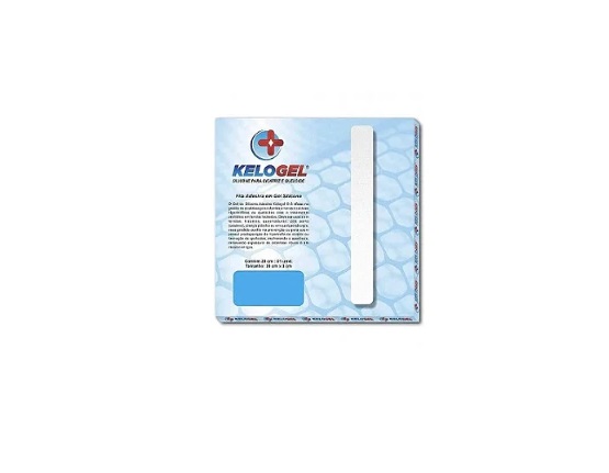 Fita  20cm x 3cm em Gel Silicone P/ Cicatriz (Adesivo) Unidade - Kelogel