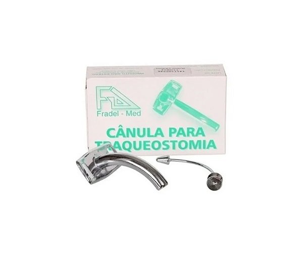 Cânula de Traqueostomia Metálica N.6 Curta Adulto - Fradel