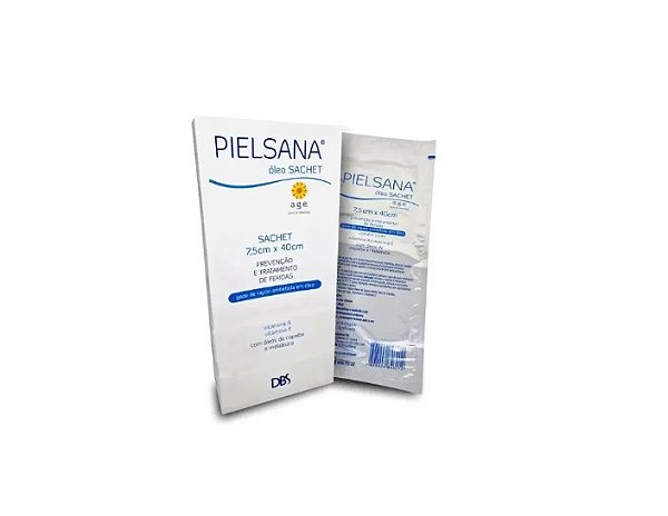 Gaze Rayon C/ Oléo 10ml Pielsana 7,5cm x 40cm A.G.E / Unidade - DBS