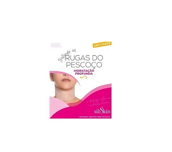 Adesivo P/ Pescoço Anti Rugas Hidratação Profunda Unidade - Siliskin