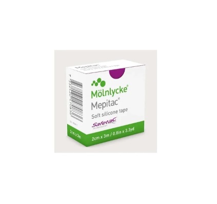 Fita de Silicone Mepitac 2cmx3m (Impermeável ) - Molnlycke