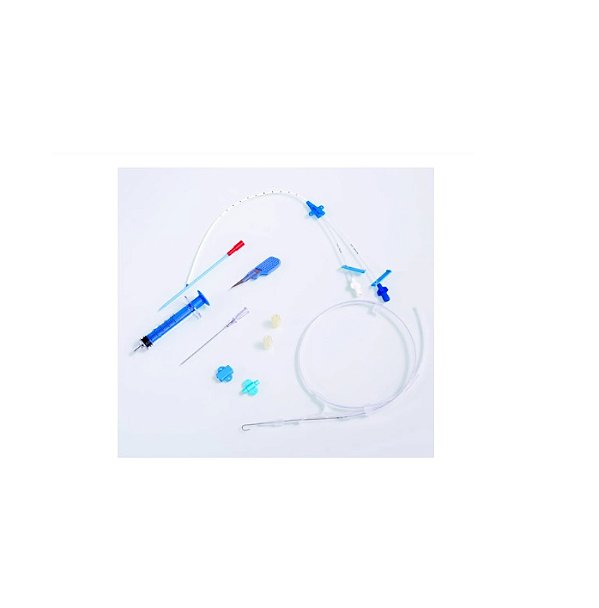 Kit Cateter 4frx130mm Venoso Central Duplo Lúmen - Biomed