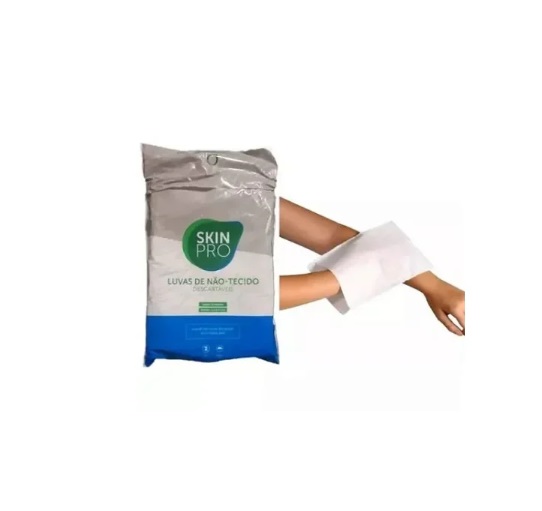Luva P/ Banho no Leito e Limpeza em Geral C/25 Unidades Skin Pro - Hartmann