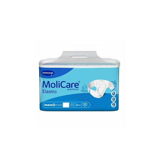 Fralda Elastic Molicare Premium 6d Tam: G C/30 Un - Hartmann