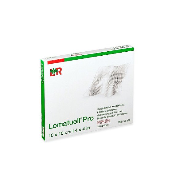 Gaze Parafinada C/ Particulas de Hidrocoloide 10cmx10cm Lomatuell PRO - Lohmann & Rauscher