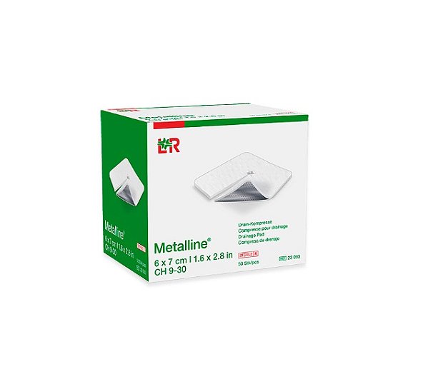 Curativo Aluminizado Metalline Absorvente 8cmx10cm Unidade - Lohmann & Rauscher