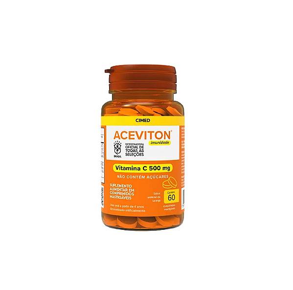 Aceviton (Vitamina C) 500mg C/ 60 Comprimidos - CIMED