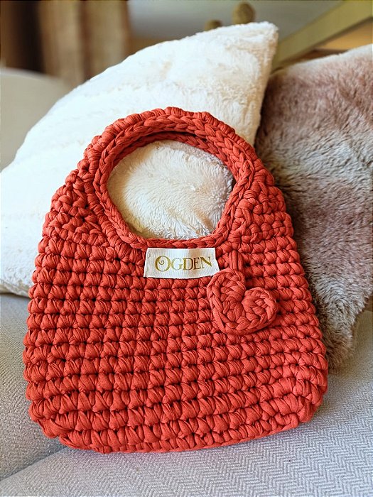 Bolsa de Crochê Terracota