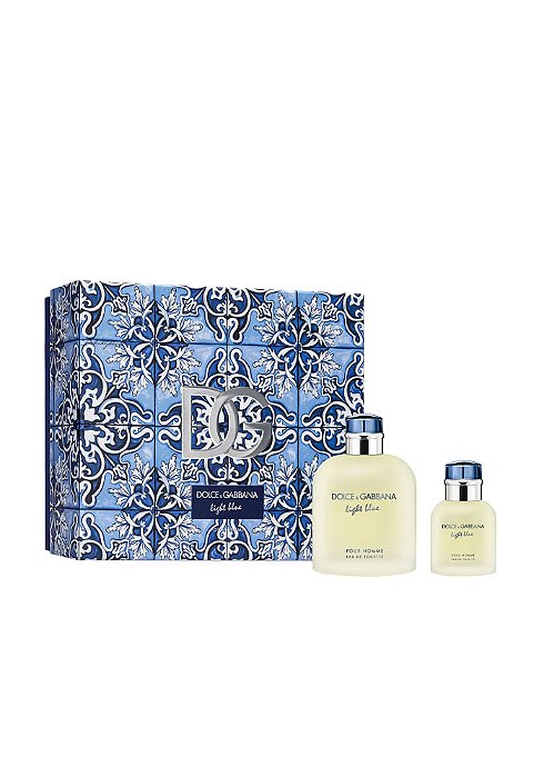 Kit Light Blue Pour Homme Dolce & Gabbana Eau de Toilette Masculino Perfume 125ml + Eau de Toilette 40ml