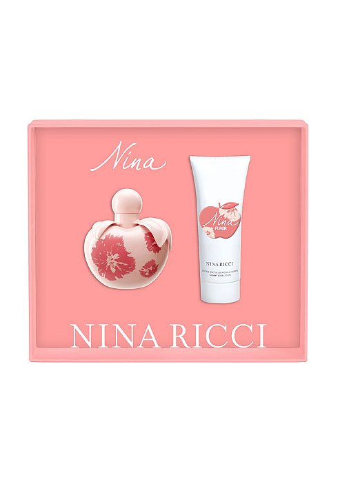 Kit Nina Fleur Nina Ricci Eau de Toilette Feminino Perfume 80ml + Loção Corporal 100ml