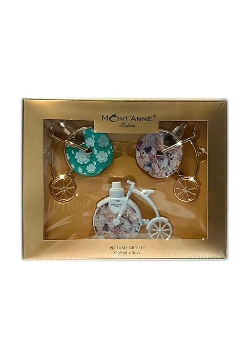 Kit Mont'Anne Parfums Feminino Beauty Flower Luxe + With Love Luxe + With Love Glamour 25ml