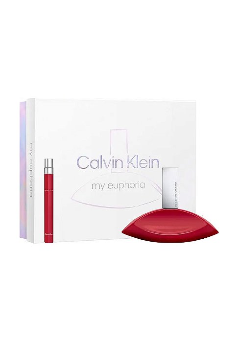 Kit My Euphoria Calvin Klein Eau de Parfum Feminino Perfume 100ml + Miniatura 10ml