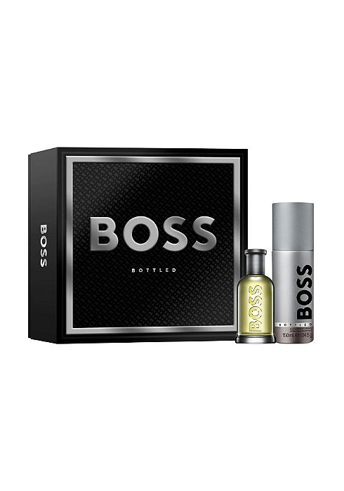 Kit Hugo Boss Bottled Masculino Eau de Toilette 50ml + Desodorante 150ml