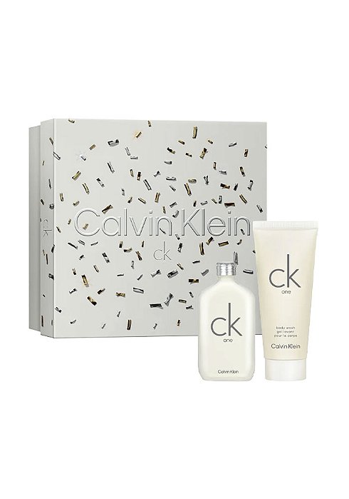 Kit CK One Calvin Klein Unissex Eau de Toilette 50ml + Gel de Banho 100ml