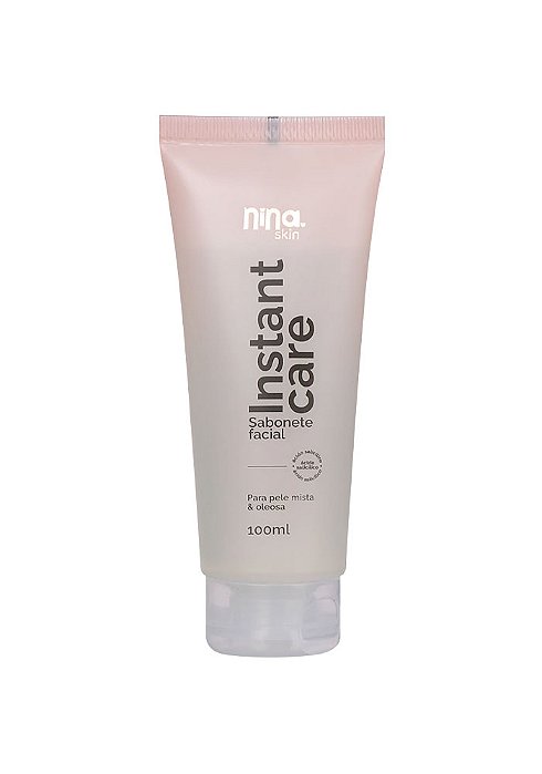Sabonete Facial Instant Care Nina Makeup 100ml