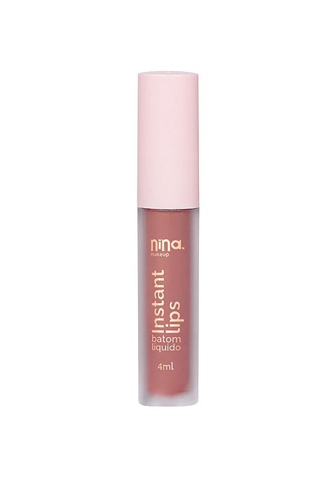 Batom Líquido Instant Lips Magia Nina Makeup 4ml